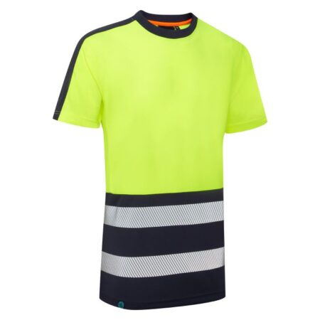 Essentials Hi Vis Eco CoolAir Yellow T-Shirt