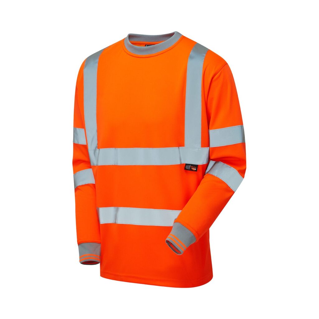 Hi Vis Orange Long Sleeve T-Shirt SHV-35281