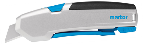 SECUPRO 625 stainless, rounded-tip trapezoid blade.