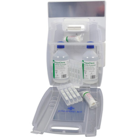 Evolution Plus 2x500ml Eye Wash Kit with 8 Eye Wash Pods with Mirror - Image 3