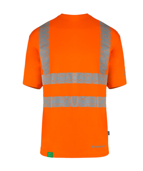 Beeswift Crew Neck Hi-vis Short Sleeve T-shirt Orange