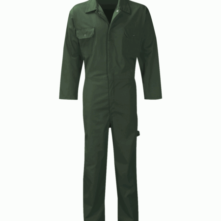 COVERALL: STUD FRONT PC205BS Colour: Navy, Royal, White, Orange, Spruce, Black - Image 2