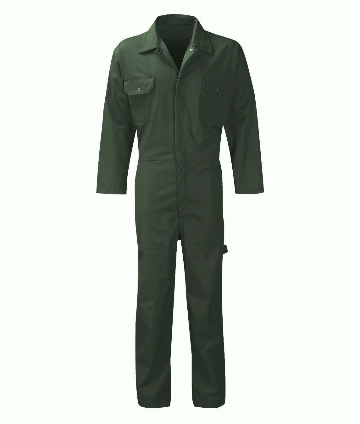 COVERALL: STUD FRONT PC205BS Colour: Navy, Royal, White, Orange, Spruce, Black - Image 2