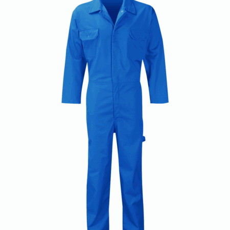 COVERALL: STUD FRONT PC205BS Colour: Navy, Royal, White, Orange, Spruce, Black - Image 3