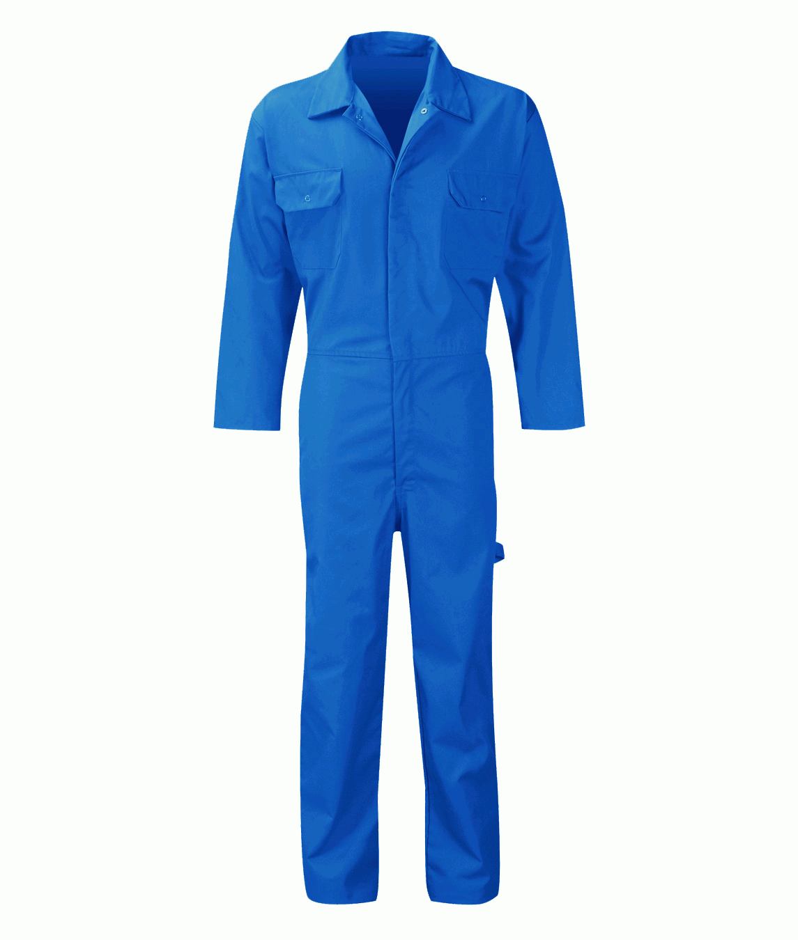 COVERALL: STUD FRONT PC205BS Colour: Navy, Royal, White, Orange, Spruce, Black - Image 3