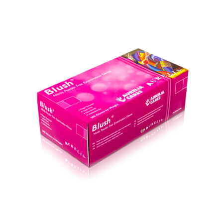 Aurelia® Blush® Quality Pink Nitrile. 200 Pairs per Box, Sold in Boxes.