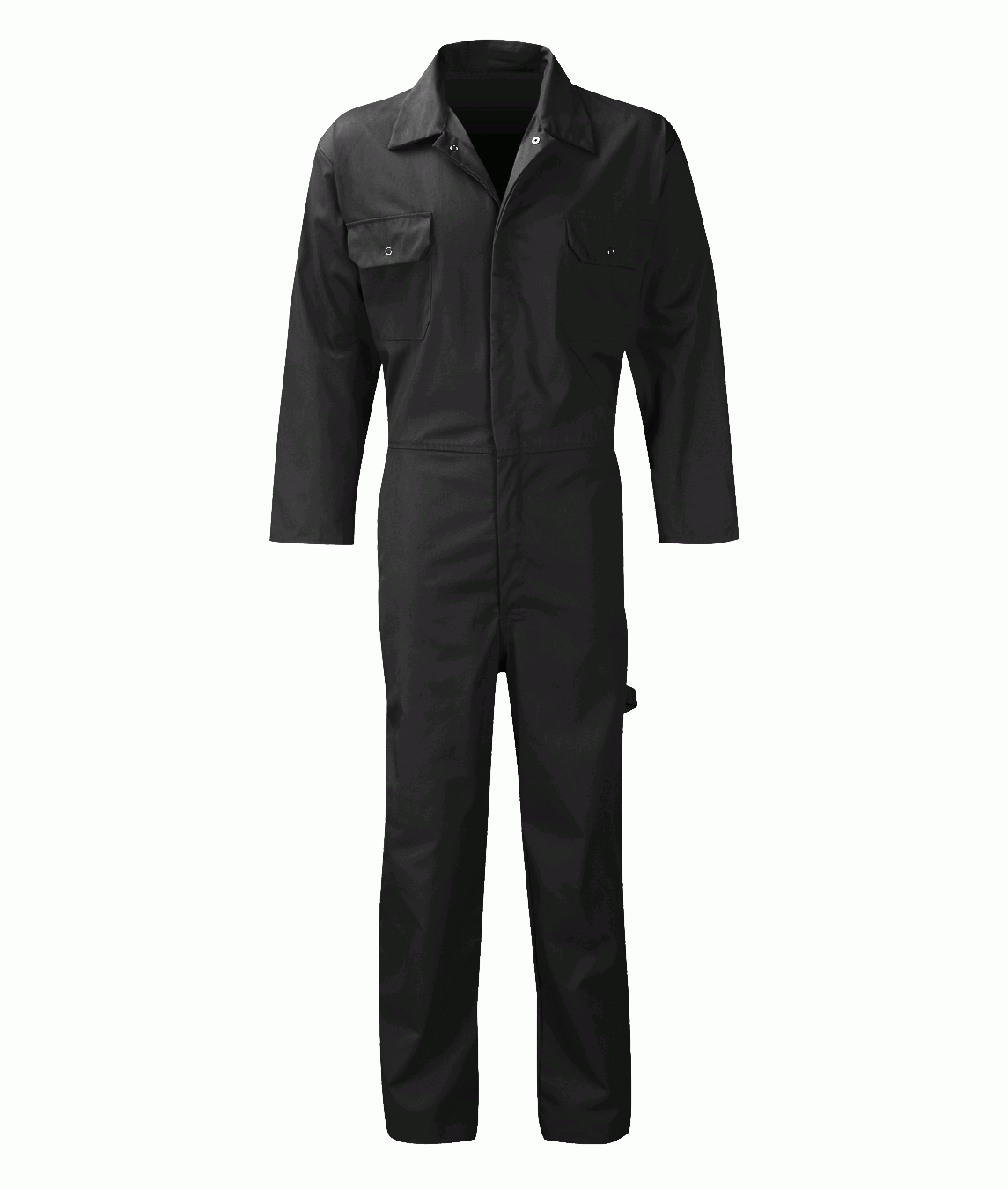 COVERALL: STUD FRONT PC205BS Colour: Navy, Royal, White, Orange, Spruce, Black - Image 6
