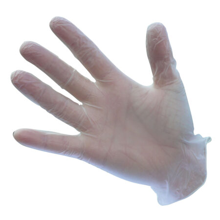 A900 – Powdered Vinyl Disposable Glove (Pk100) Clear