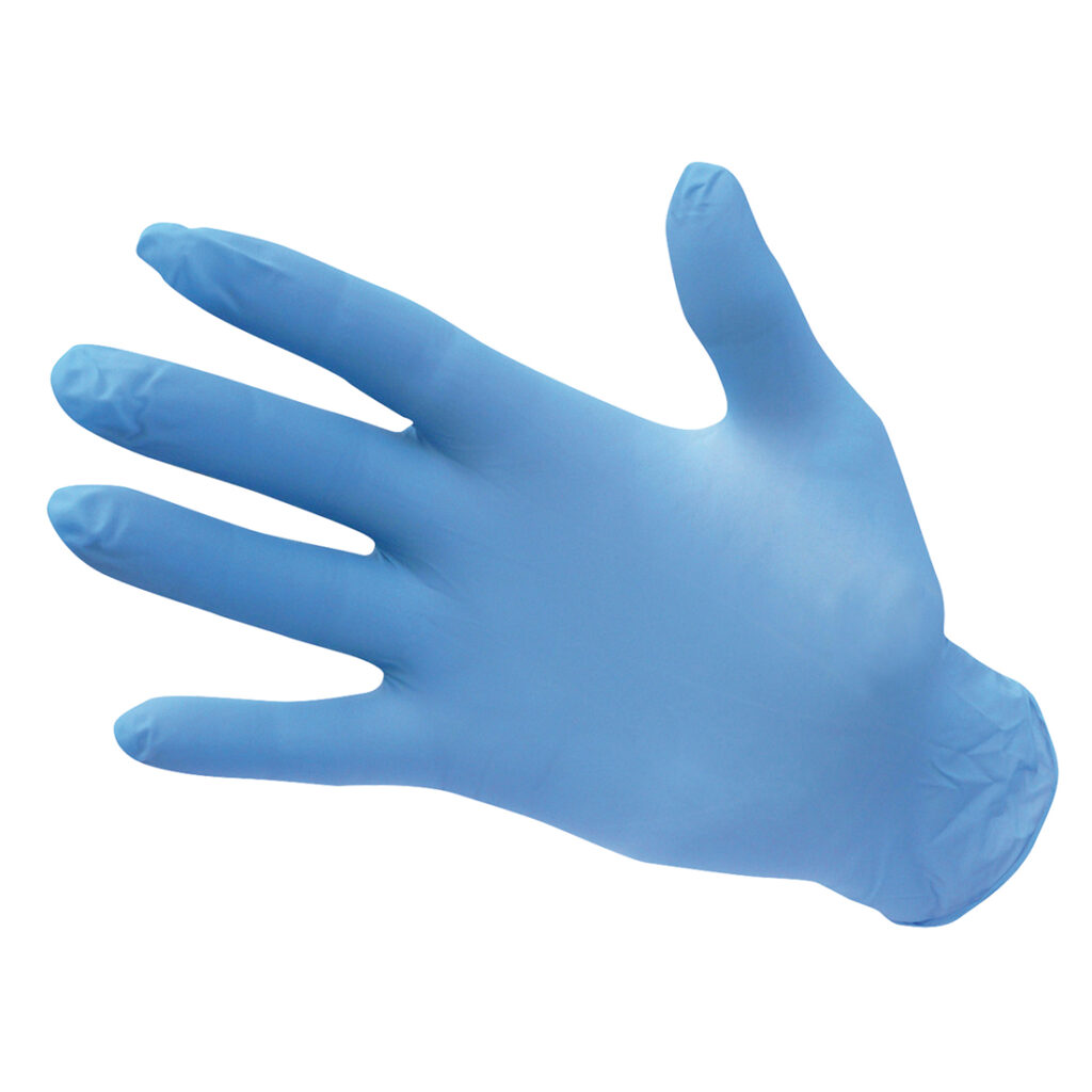 Portwest A925 Blue– Disp 3.5 mil Nitrile Powder Free Disposable Glove (Pk100)