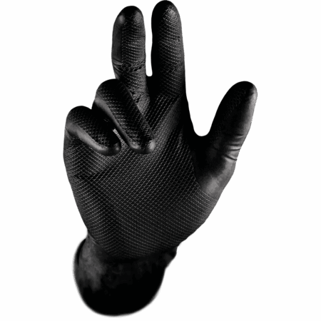 Grippaz® 246/BK – Heavy Duty Black Fishscale 6mil, Box of 50