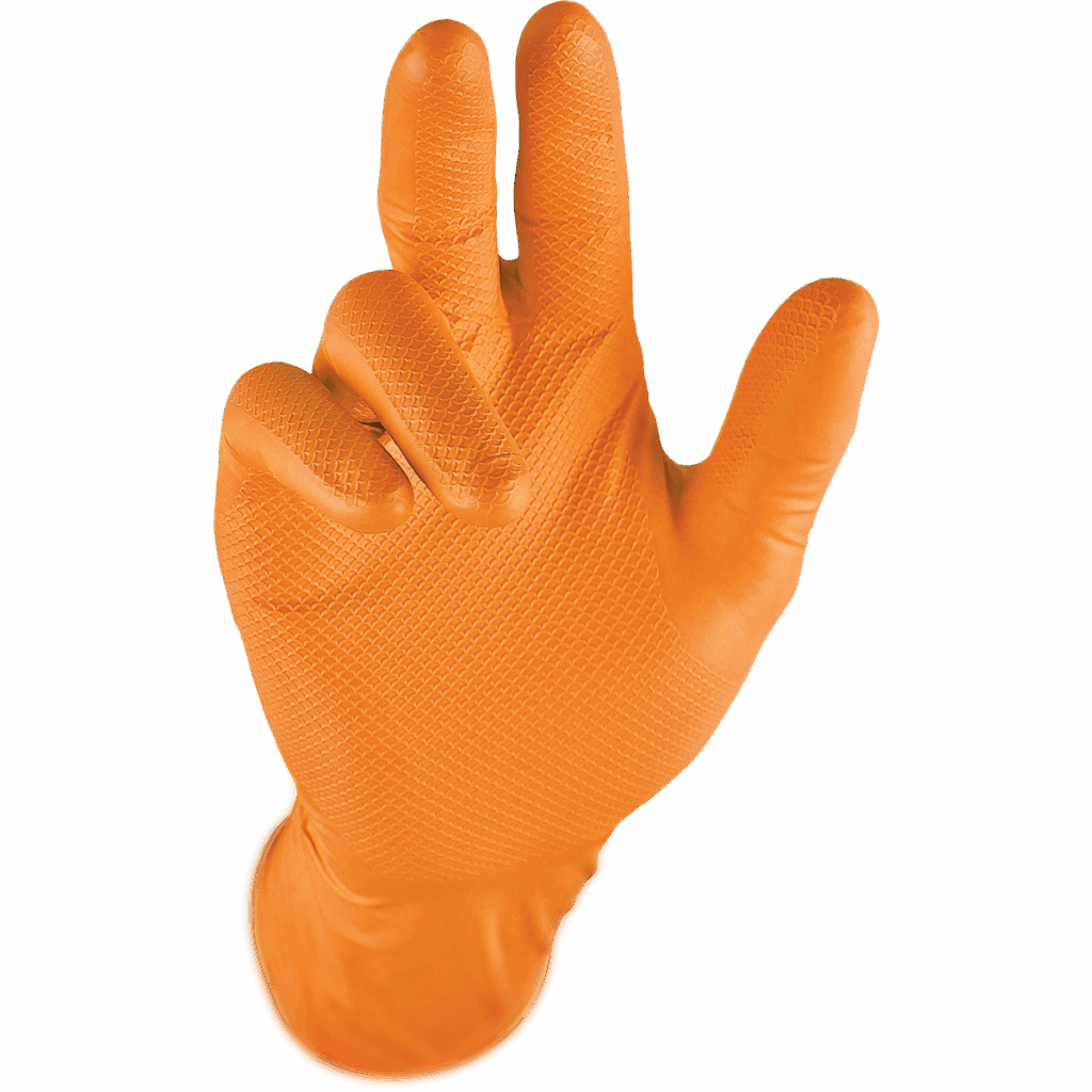 Grippaz® 246/OR – Heavy Duty Orange Fishscale 6mil, Box of 50