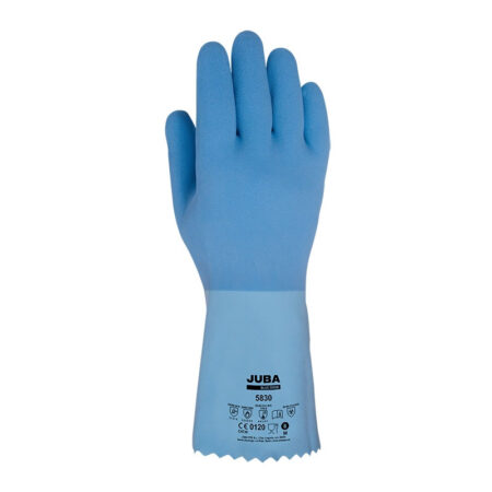 Juba Blue Grab Latex Coated Gloves