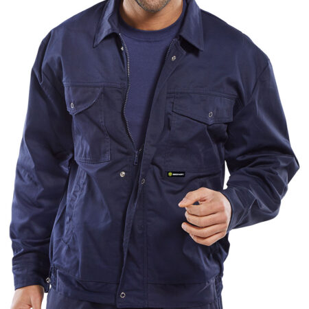 Beeswift Super Drivers Jacket Navy Blue