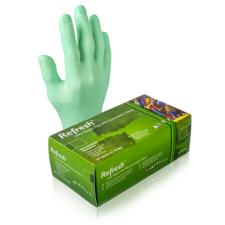 Aurelia® Refresh® Premium Natural Powder Free Latex – Box of 100
