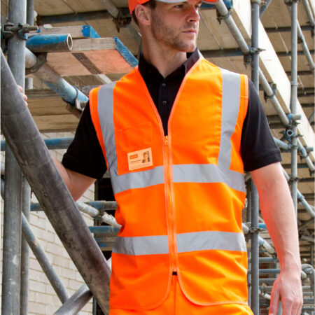 Zip ID Safety Tabard Code: R202X Orange