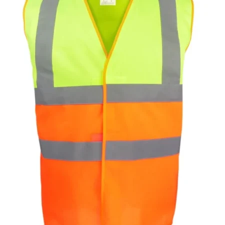 YK107 Hi-vis two-tone waistcoat - Image 4