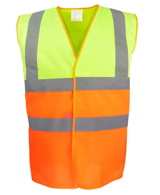 YK107 Hi-vis two-tone waistcoat