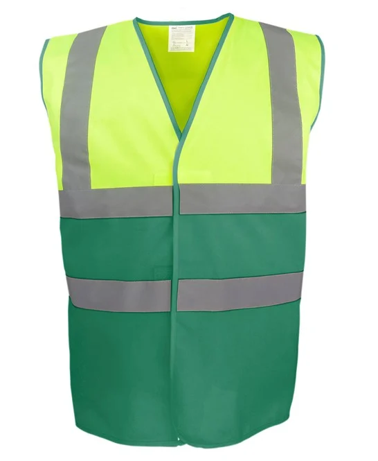 YK107 Hi-vis two-tone waistcoat