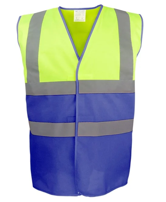 YK107 Hi-vis two-tone waistcoat