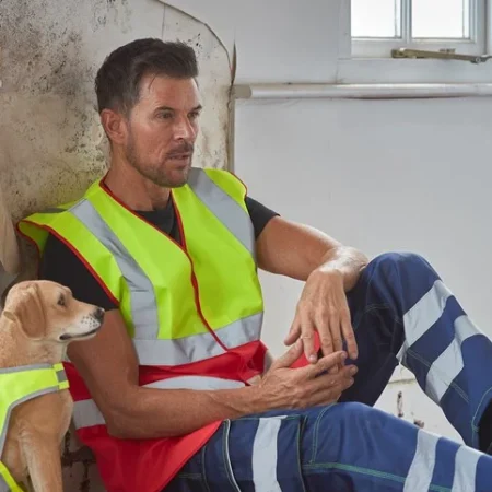 YK107 Hi-vis two-tone waistcoat