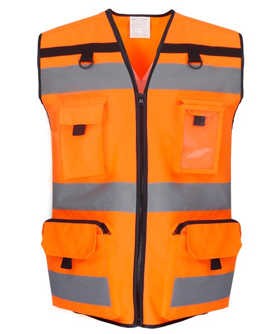 YK108 Hi-vis ripstop tool vest (Regular & Mesh Available)