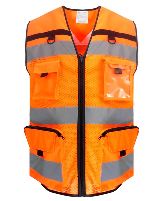 YK108 Hi-vis ripstop tool vest (Regular & Mesh Available)