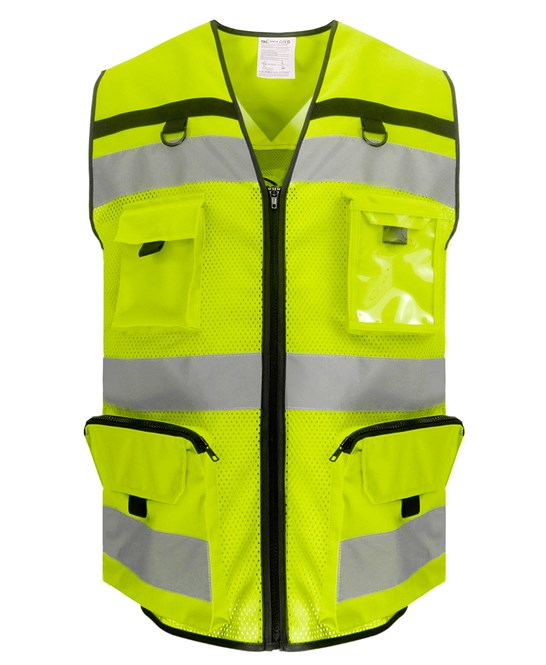 YK108 Hi-vis ripstop tool vest (Regular & Mesh Available)