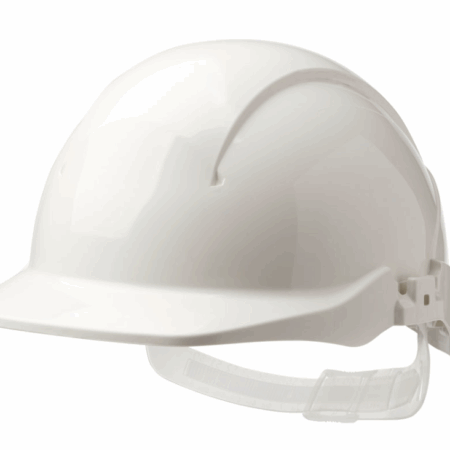 Centurion Concept Full Peak Slip Ratchet Safety Helmet White CNS09