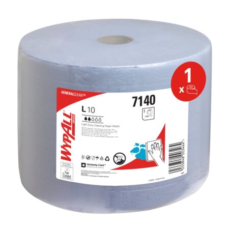 WypAll® 7140 L10 Extra Wiper Roll - Large Blue Roll - 1 x 1,500 Paper Wipers