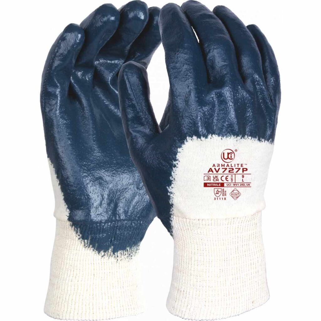 ArmaLite™ - AV727P - Blue Medium-weight Nitrile £1.19/pair sold in packs of 10