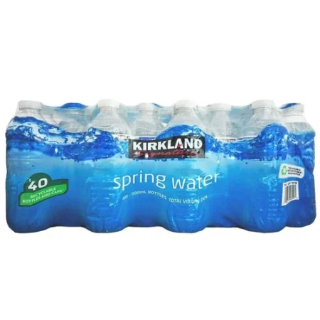 Kirkland Signature Spring Water 500ml 40 x 500ml bottles per case