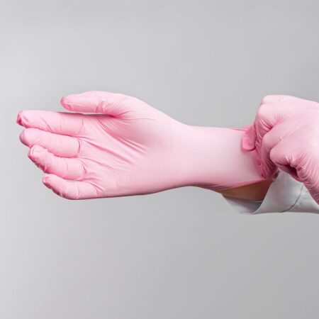 Nutouch Pink Nitrile NU104 (Box of 100) - Image 2