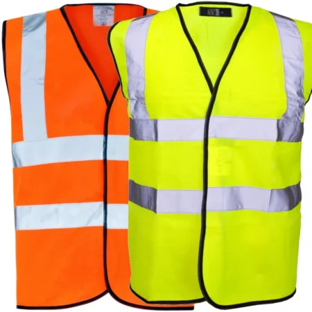 35281 – Supertouch Hi Vis EN ISO 20471 Velcro Vest Conforms to RIS-3279-TOM Orange Only