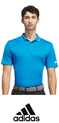 AD002 adidas Performance polo-100% recycled polyester piqué