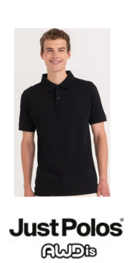 JP002 Stretch polo, 97% Cotton, 3% Elastane, 200gsm-Just Polos AWDis