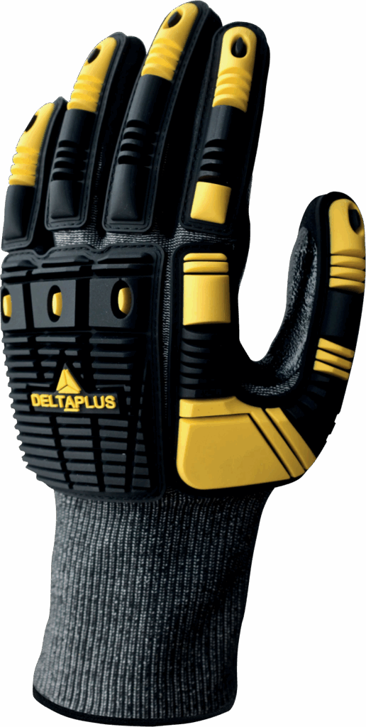 VV916 Impact tactile glove with high impact protection, covering all knuckles and extremely resistant to cuts, Cut F