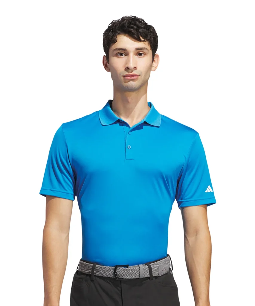 AD002 adidas Performance polo-100% recycled polyester piqué