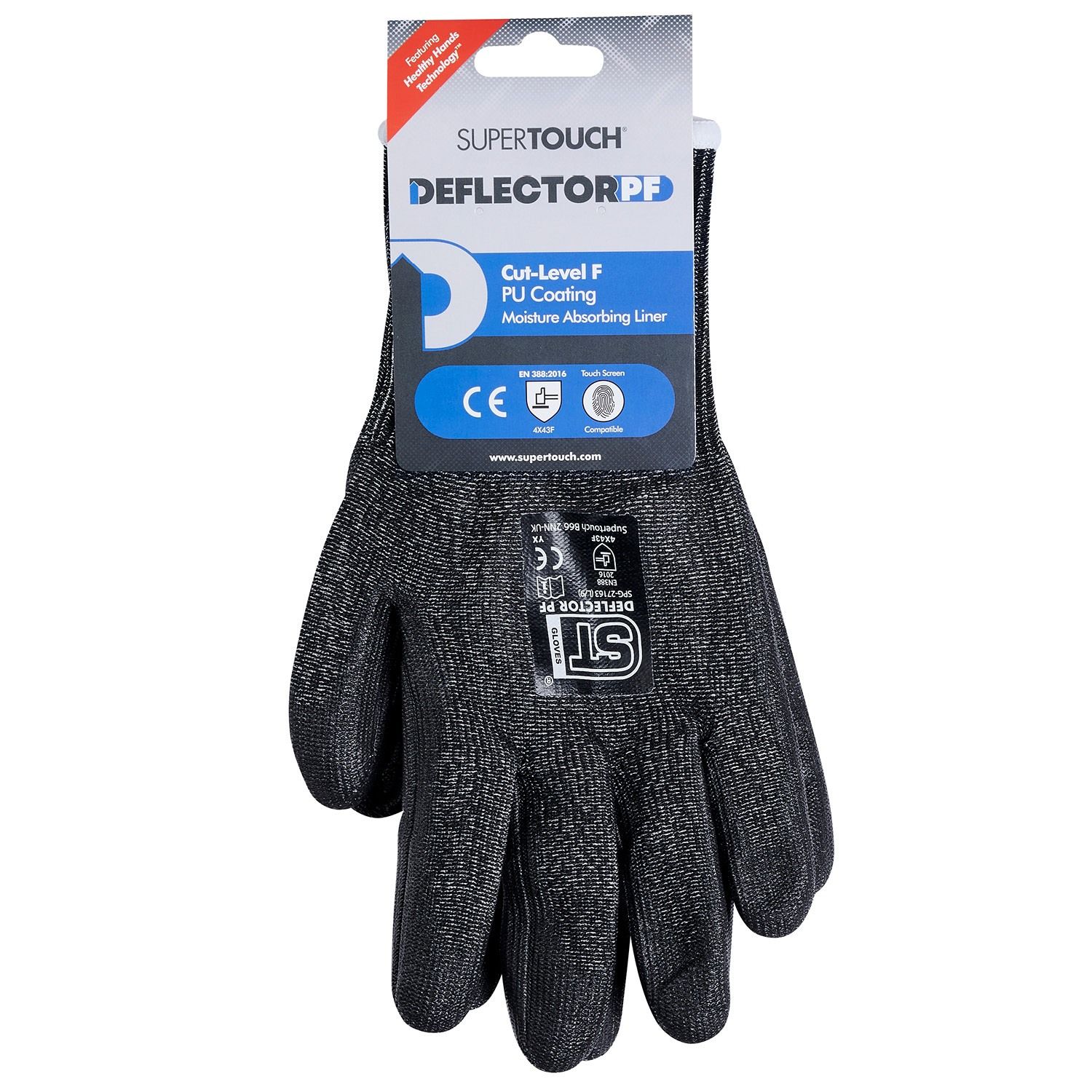 Deflector PF Cut Resistant Gloves Cut F PU Coated £2.79/pair sold in packs of 10