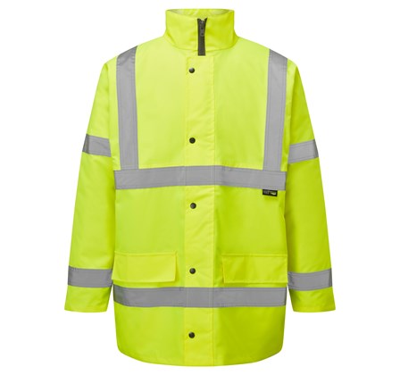 210 HI VIS MOTORWAY JACKET-for the worst conditions Select Orange - Image 2