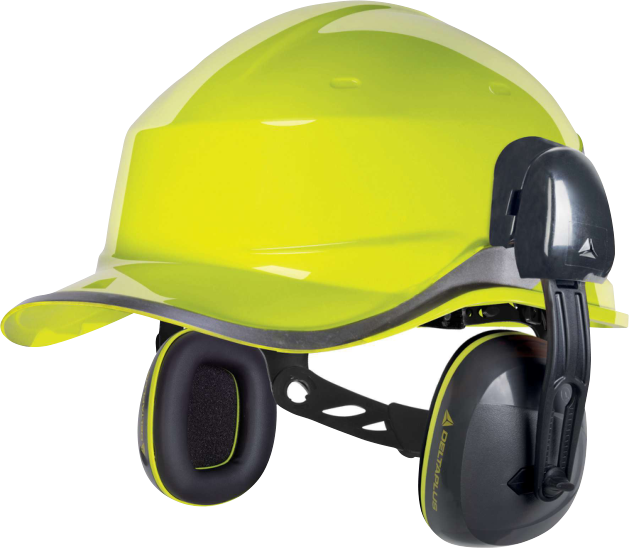 INTERLAGOS LIGHT HE Ear muffs for use with safety helmets SNR 26 dB