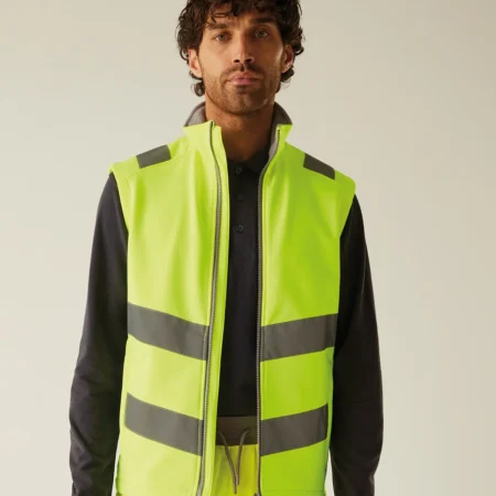 Hi-vis Pro contract Ablaze softshell bodywarmer TRB201