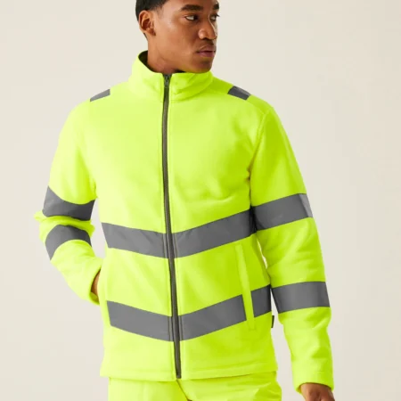 TRF648 The Hi-vis Pro contract Thor fleece from Regatta Professional Yellow