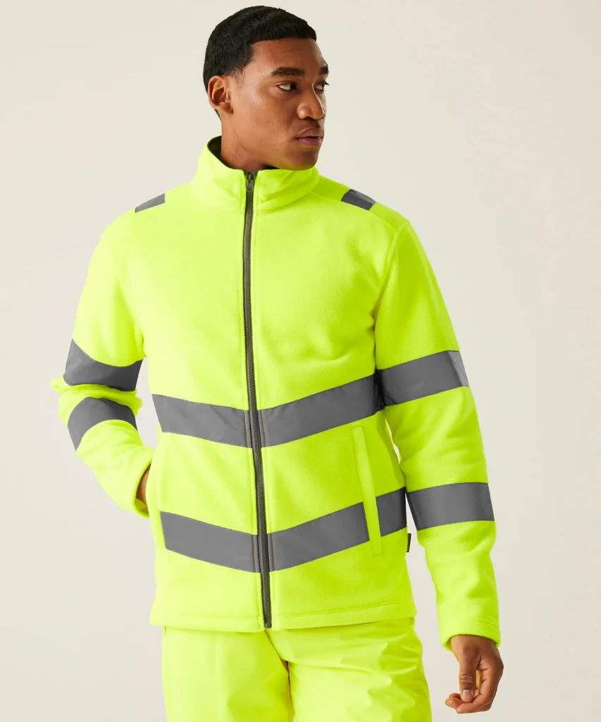 TRF648 The Hi-vis Pro contract Thor fleece from Regatta Professional Yellow