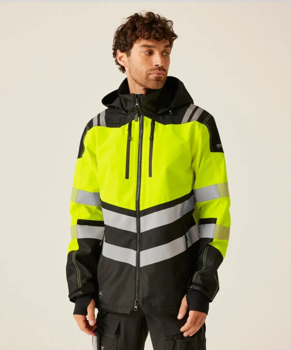 Regatta Professional Hi-Vis X-Pro Waterproof shell jacket (Class 2) TRW550
