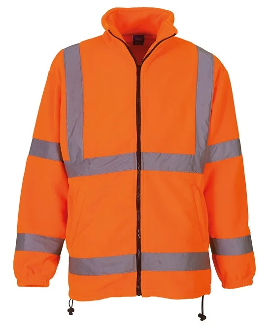 Yoko Hi-vis heavyweight fleece jacket (HVK08)
