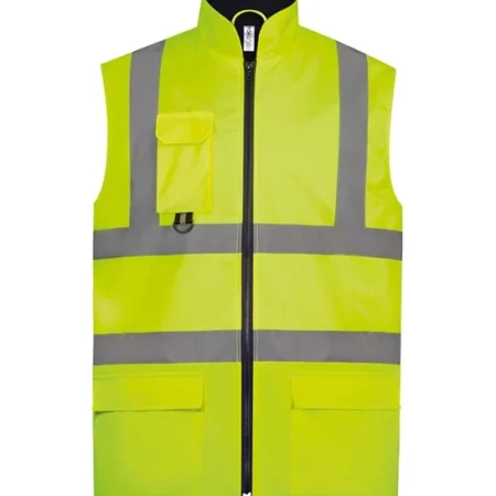 Yoko Hi-vis padded bodywarmer (HV005) - Image 3