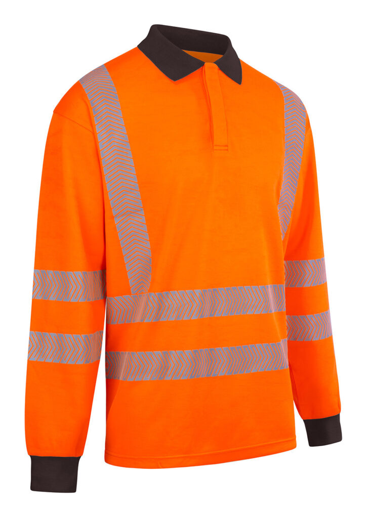 Beeswift Arc Compliant Hi-vis Polo Shirt Orange