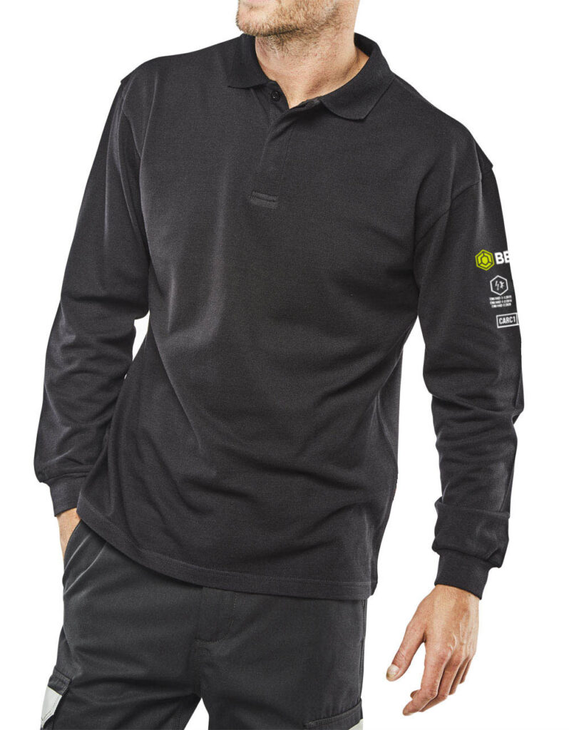 Beeswift Arc Compliant Polo Shirt Navy Blue