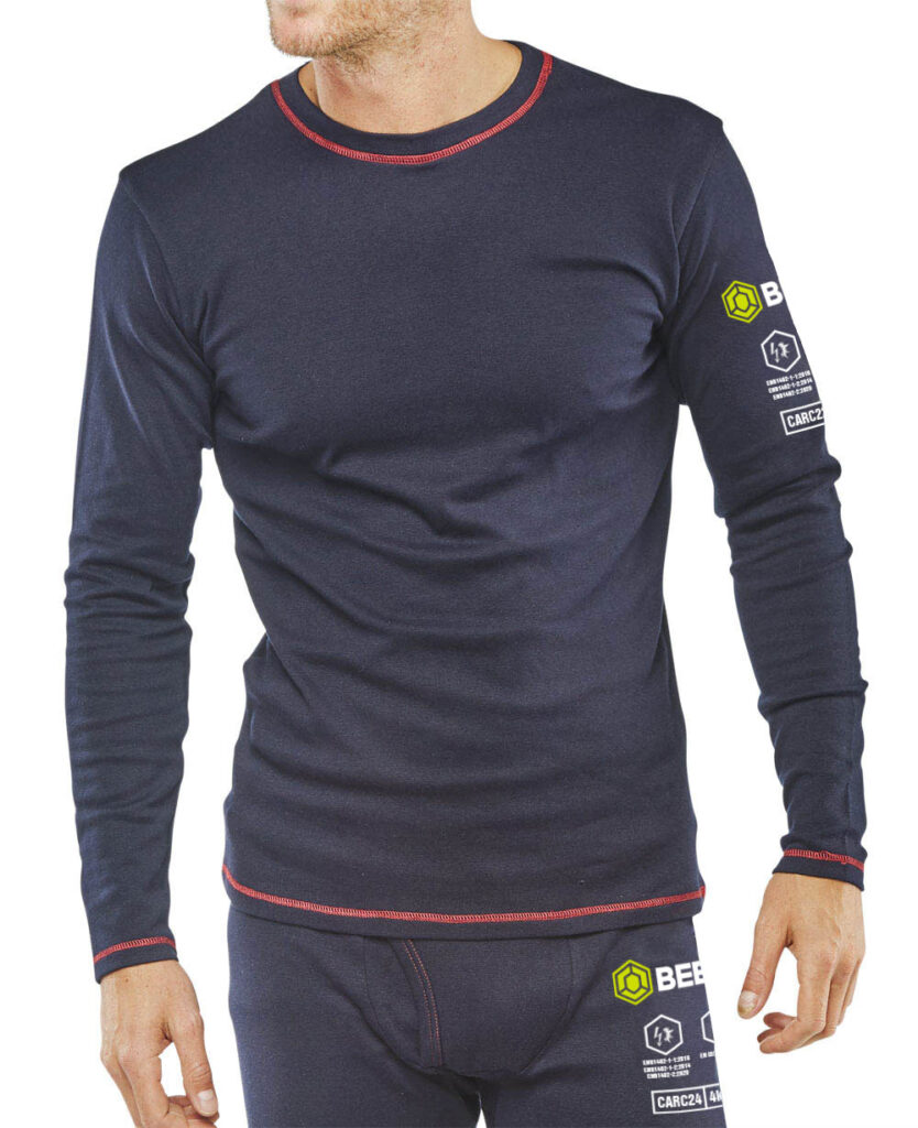 Beeswift Arc Compliant Under Garment T-shirt Navy Blue