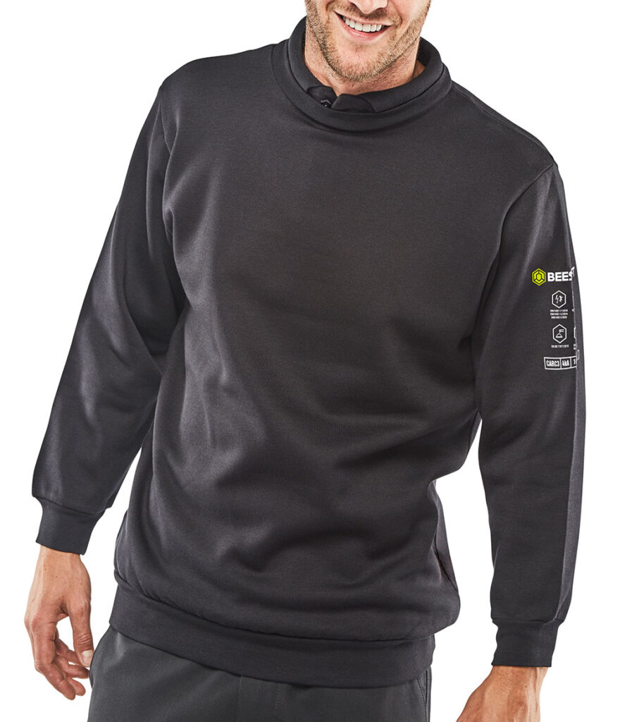 Beeswift Arc Compliant Sweatshirt Navy Blue